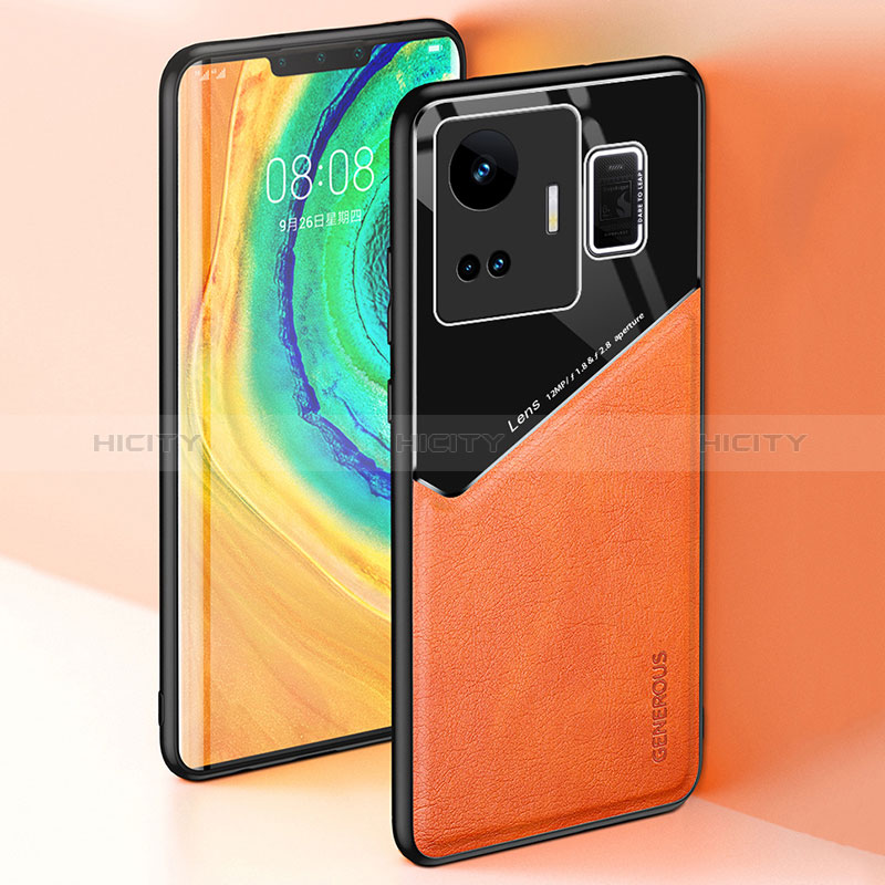 Funda Silicona Goma de Cuero Carcasa con Magnetico para Realme GT Neo5 240W 5G