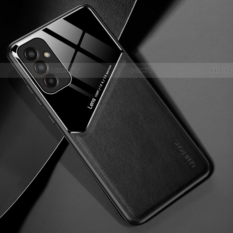 Funda Silicona Goma de Cuero Carcasa con Magnetico para Samsung Galaxy M13 4G