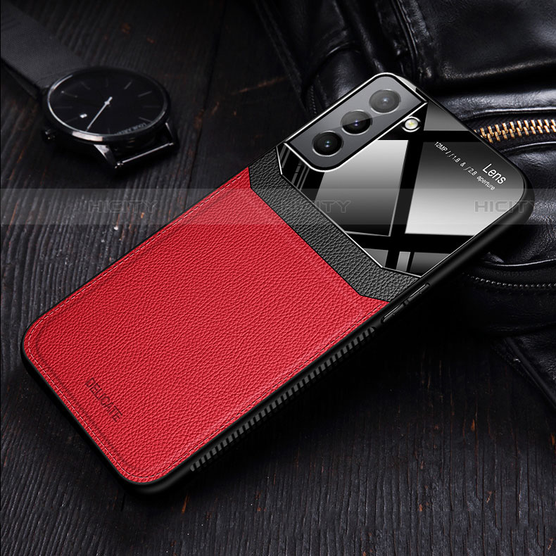 Funda Silicona Goma de Cuero Carcasa con Magnetico para Samsung Galaxy S23 5G