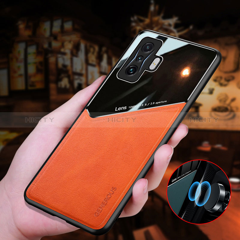 Funda Silicona Goma de Cuero Carcasa con Magnetico para Xiaomi Redmi K50 Gaming AMG F1 5G