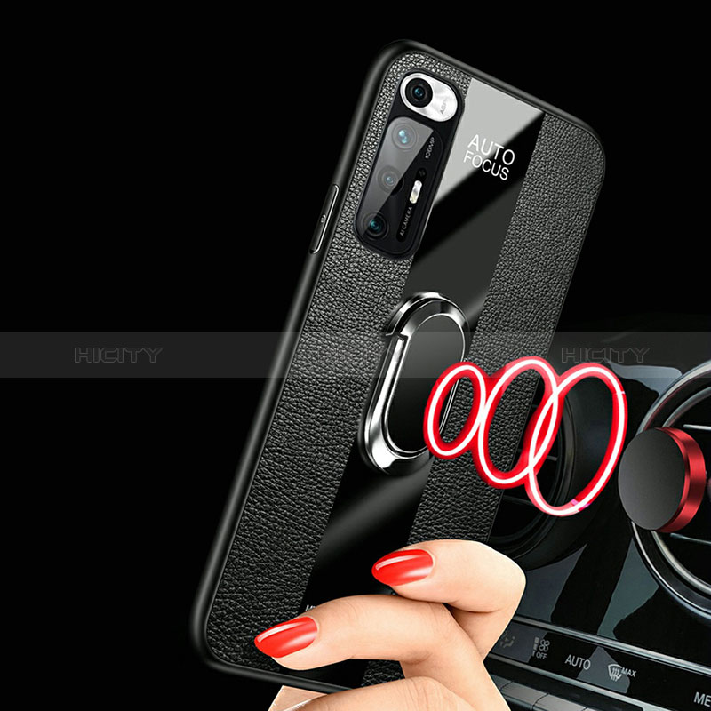 Funda Silicona Goma de Cuero Carcasa con Magnetico S01 para Xiaomi Mi 10S 5G