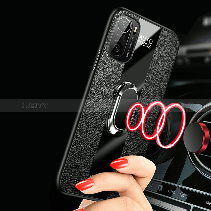 Funda Silicona Goma de Cuero Carcasa con Magnetico S01 para Xiaomi Mi 11X Pro 5G