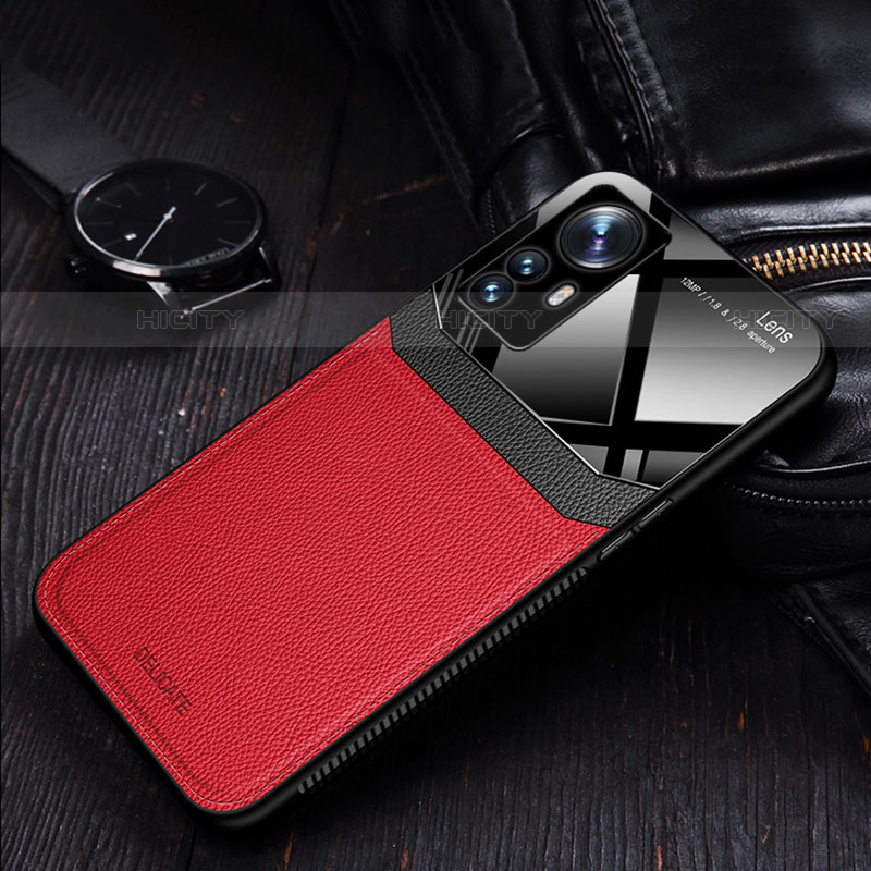 Funda Silicona Goma de Cuero Carcasa con Magnetico S01 para Xiaomi Mi 12 Pro 5G