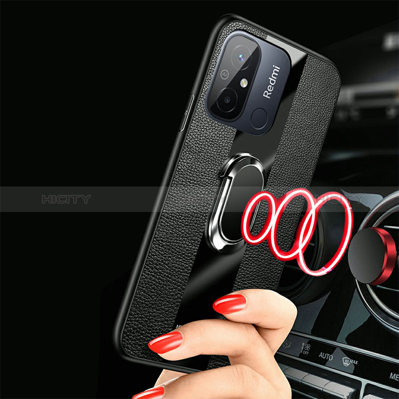 Funda Silicona Goma de Cuero Carcasa con Magnetico S01 para Xiaomi Poco C55