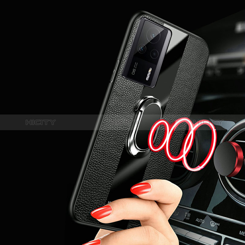 Funda Silicona Goma de Cuero Carcasa con Magnetico S01 para Xiaomi Redmi K60E 5G