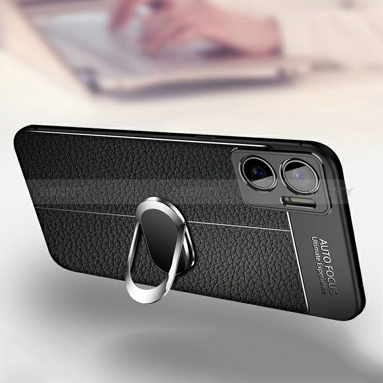 Funda Silicona Goma de Cuero Carcasa con Magnetico S01 para Xiaomi Redmi Note 11E 5G