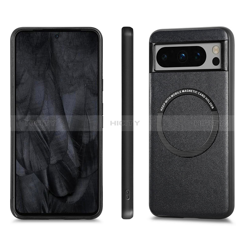 Funda Silicona Carcasa Goma Line para Google Pixel 8 Pro 5G Negro