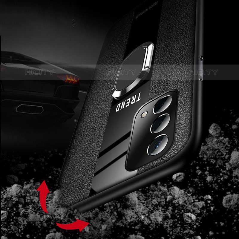 Funda Silicona Goma de Cuero Carcasa con Magnetico S02 para OnePlus Nord N200 5G