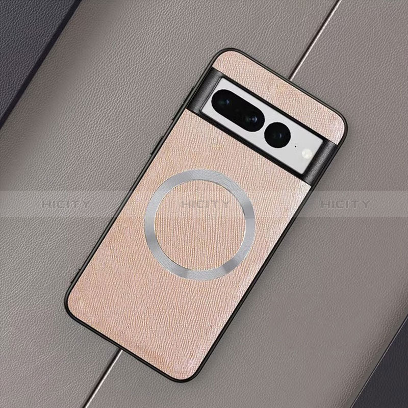 Funda Silicona Goma de Cuero Carcasa con Magnetico TB1 para Google Pixel 7 Pro 5G