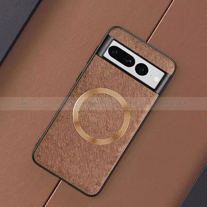 Funda Silicona Goma de Cuero Carcasa con Magnetico TB1 para Google Pixel 7 Pro 5G