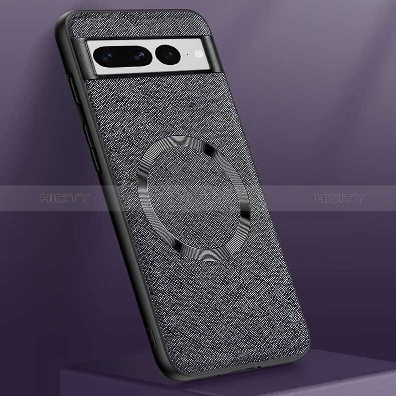 Funda Silicona Goma de Cuero Carcasa con Magnetico TB1 para Google Pixel 7 Pro 5G