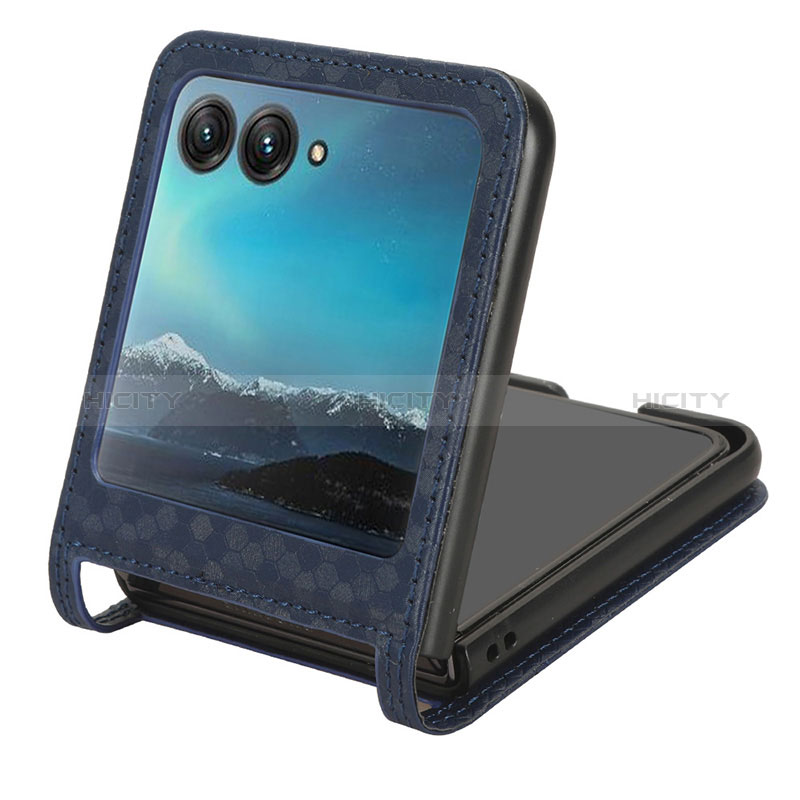 Funda Silicona Goma de Cuero Carcasa CX2 para Motorola Moto Razr 40 Ultra 5G