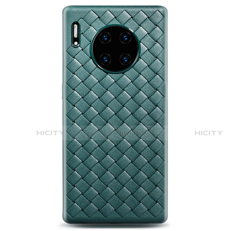 Funda Silicona Goma de Cuero Carcasa D01 para Huawei Mate 30 Pro 5G Verde