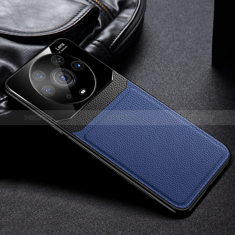 Funda Silicona Goma de Cuero Carcasa FL1 para Huawei Honor Magic3 Pro 5G Azul