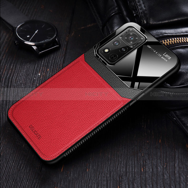 Funda Silicona Goma de Cuero Carcasa FL1 para Huawei Honor V40 5G