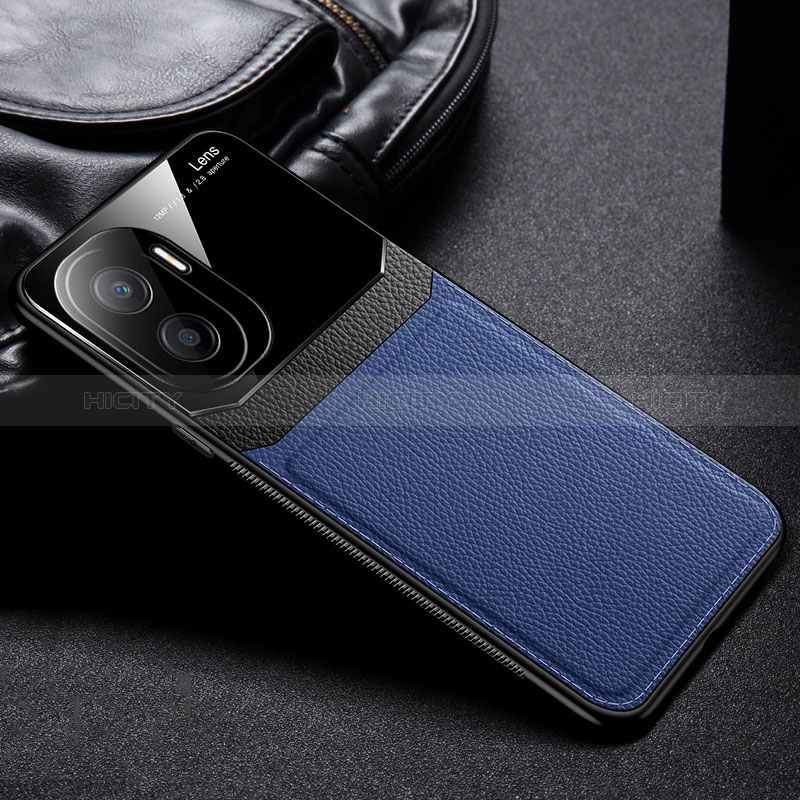 Funda Silicona Goma de Cuero Carcasa FL1 para Huawei Honor X40i 5G Azul