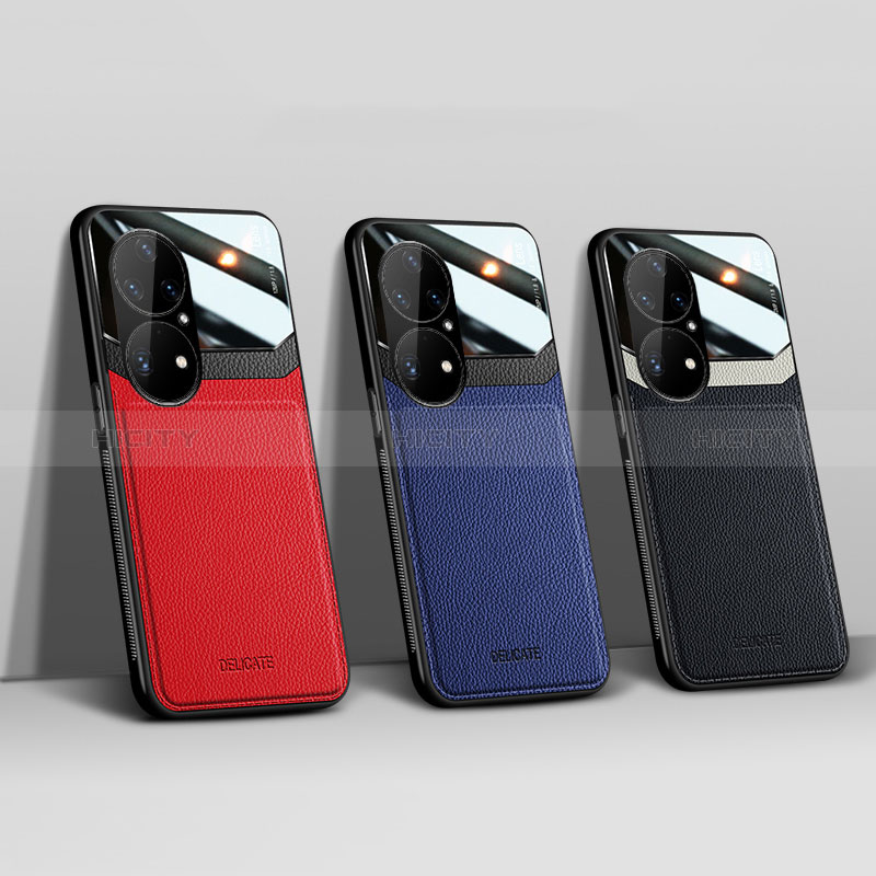 Funda Silicona Goma de Cuero Carcasa FL1 para Huawei P50 Pro