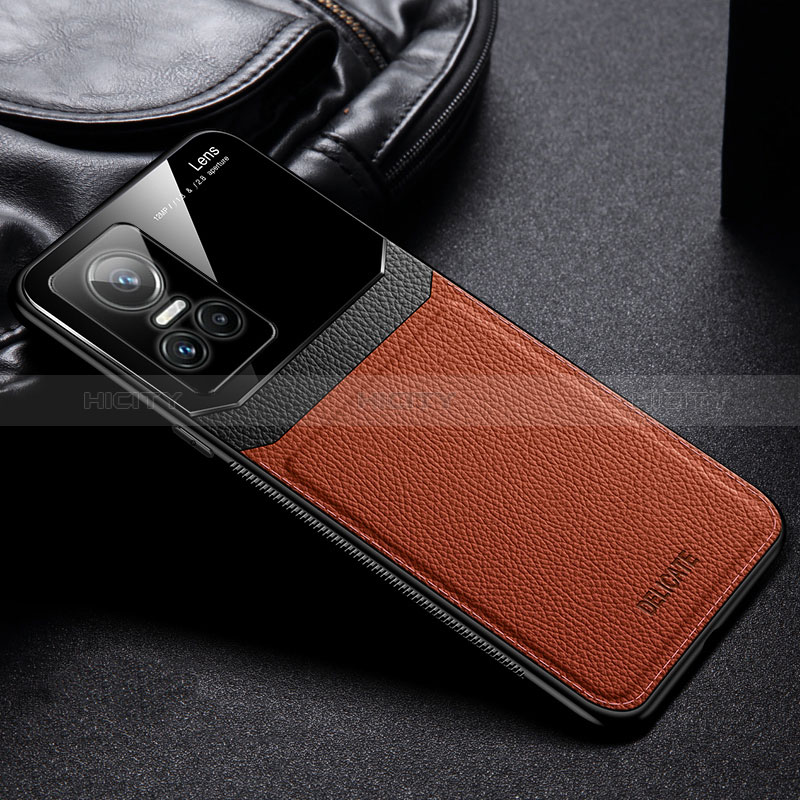 Funda Silicona Goma de Cuero Carcasa FL1 para Realme GT Neo3 5G