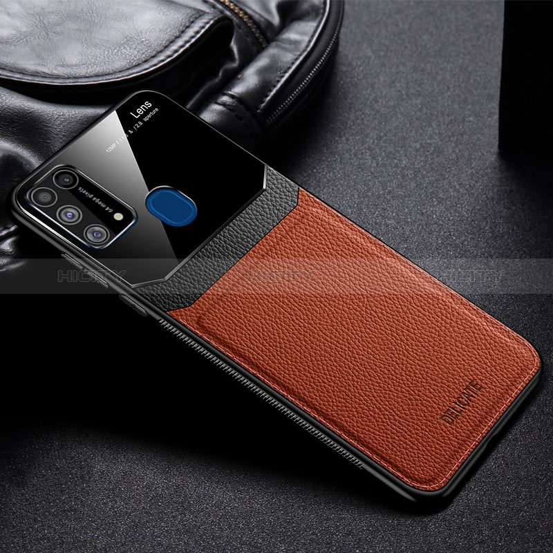 Funda Silicona Goma de Cuero Carcasa FL1 para Samsung Galaxy M31 Prime Edition