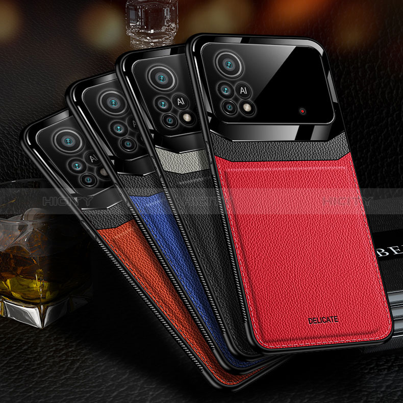 Funda Silicona Goma de Cuero Carcasa FL1 para Xiaomi Poco X4 Pro 5G