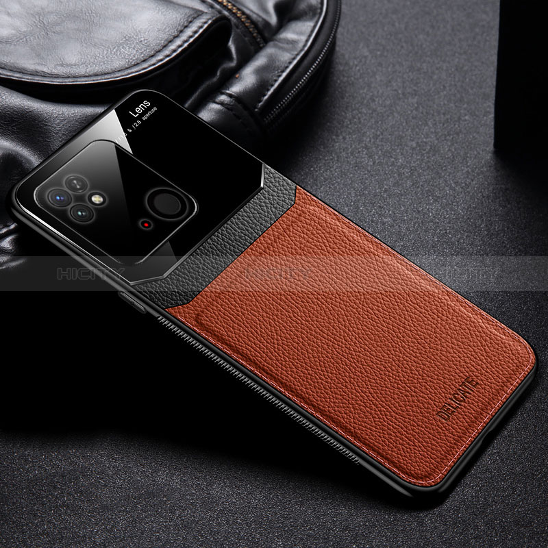 Funda Silicona Goma de Cuero Carcasa FL1 para Xiaomi Redmi 10C 4G