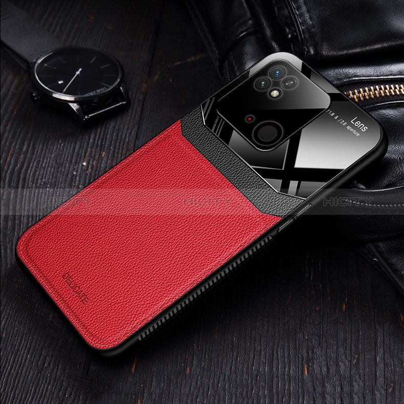 Funda Silicona Goma de Cuero Carcasa FL1 para Xiaomi Redmi 10C 4G