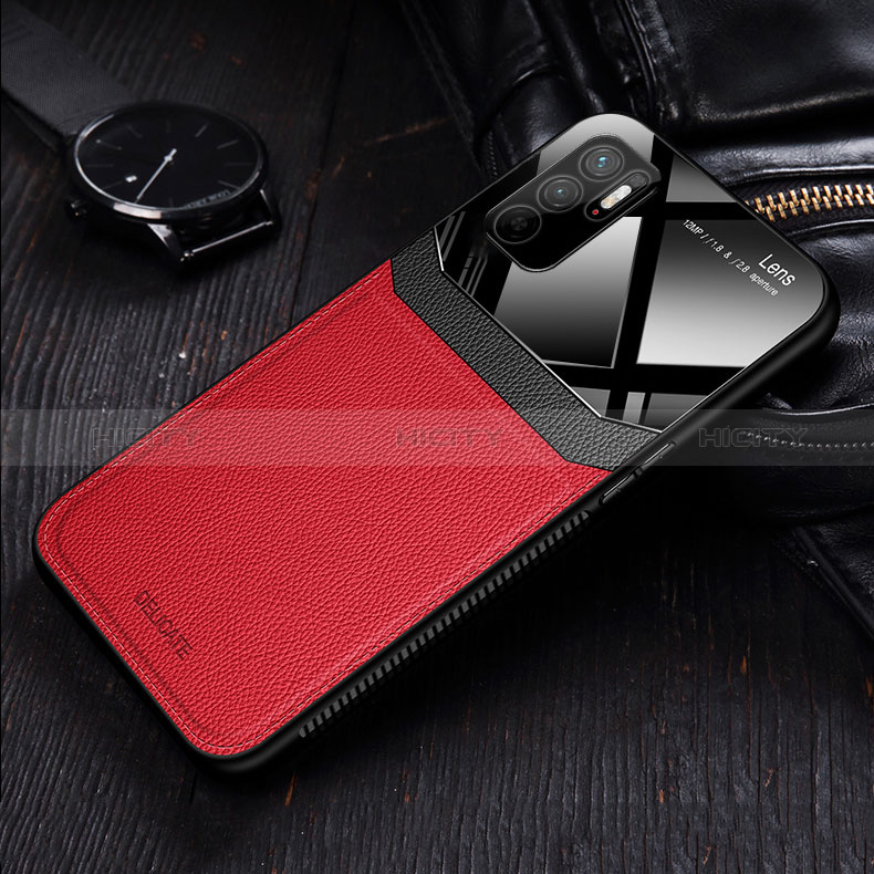 Funda Silicona Goma de Cuero Carcasa FL1 para Xiaomi Redmi Note 10 5G