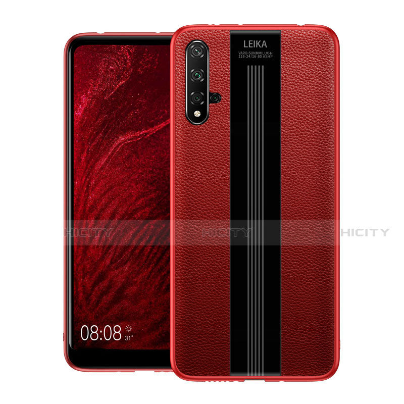 Funda Silicona Goma de Cuero Carcasa H01 para Huawei Honor 20