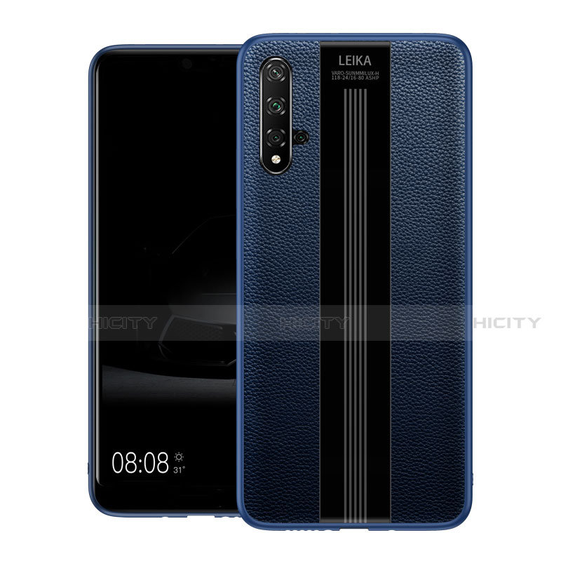 Funda Silicona Goma de Cuero Carcasa H01 para Huawei Honor 20