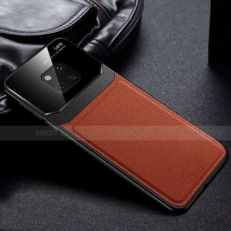 Funda Silicona Goma de Cuero Carcasa H01 para Huawei Mate 20 Pro