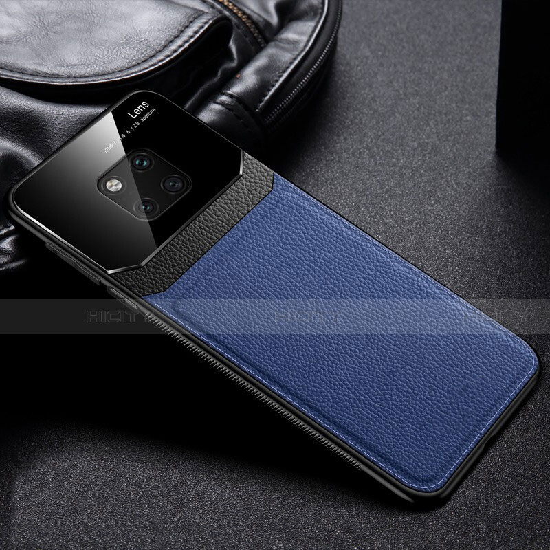 Funda Silicona Goma de Cuero Carcasa H01 para Huawei Mate 20 Pro