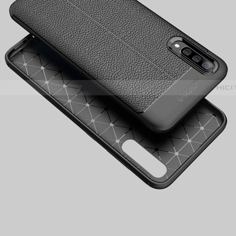 Funda Silicona Goma de Cuero Carcasa H01 para Samsung Galaxy A70