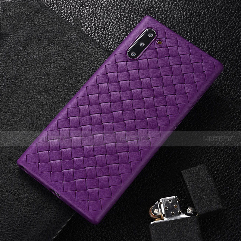 Funda Silicona Goma de Cuero Carcasa H01 para Samsung Galaxy Note 10 5G