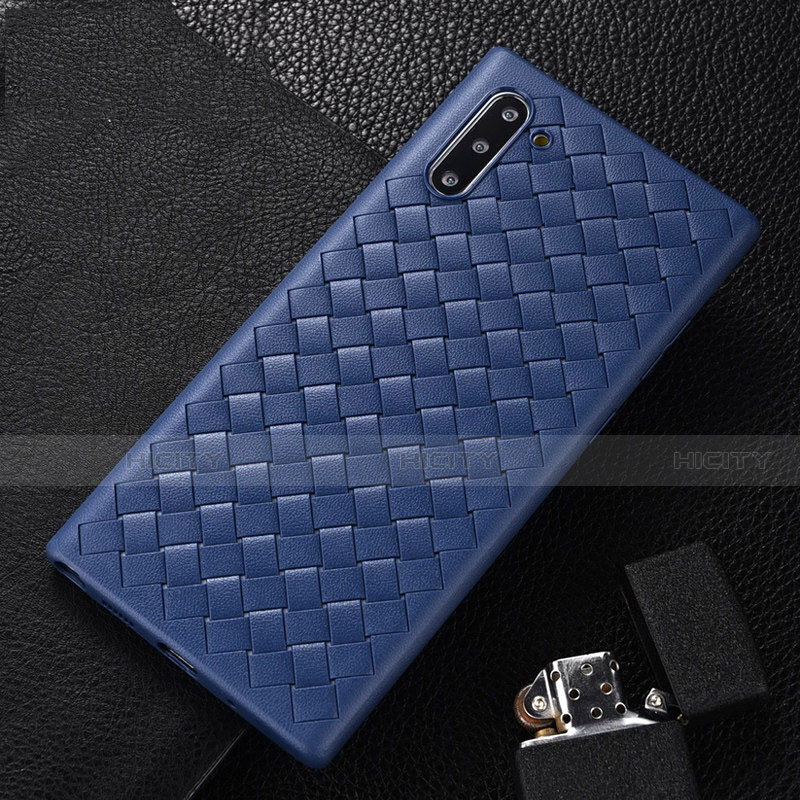 Funda Silicona Goma de Cuero Carcasa H01 para Samsung Galaxy Note 10 5G