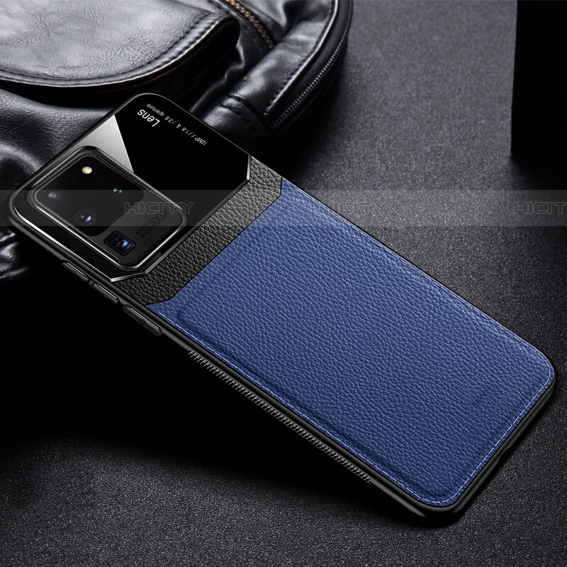 Funda Silicona Goma de Cuero Carcasa H01 para Samsung Galaxy S20 Ultra