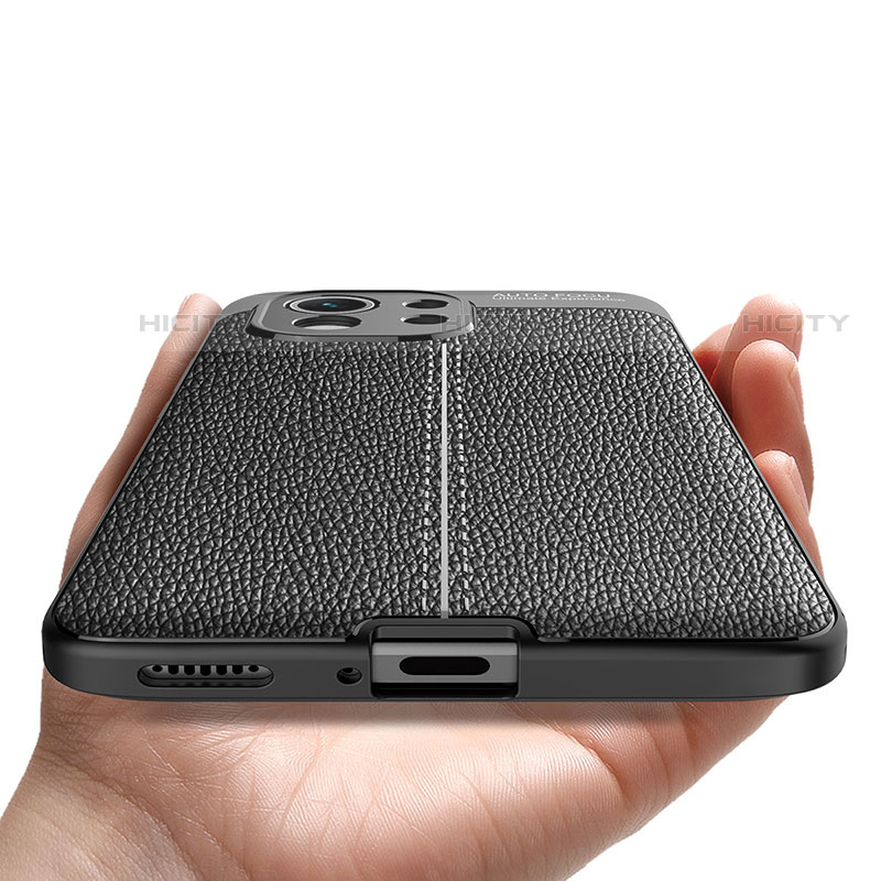 Funda Silicona Goma de Cuero Carcasa H01 para Xiaomi Mi 11 Lite 5G NE