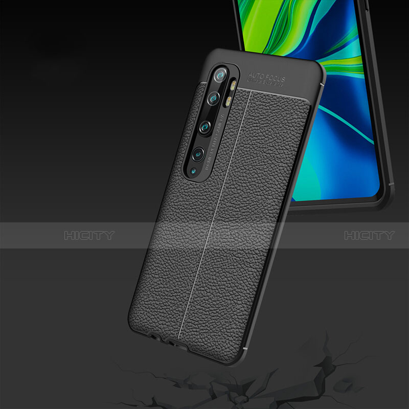 Funda Silicona Goma de Cuero Carcasa H01 para Xiaomi Mi Note 10