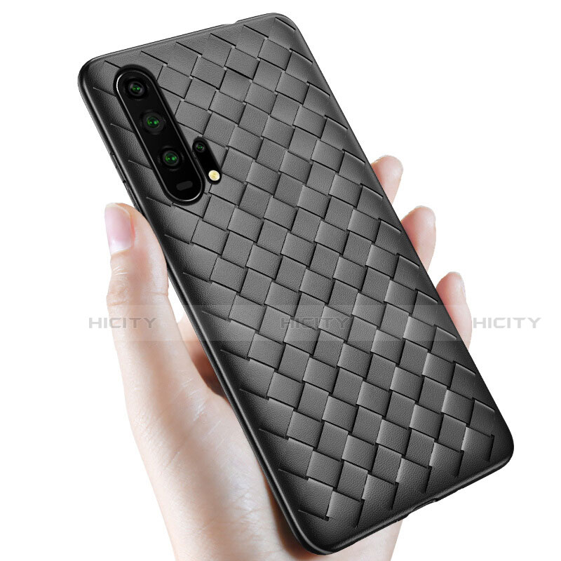 Funda Silicona Goma de Cuero Carcasa H02 para Huawei Honor 20 Pro