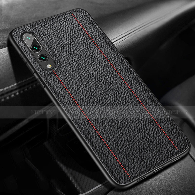 Funda Silicona Goma de Cuero Carcasa H02 para Huawei P20 Pro