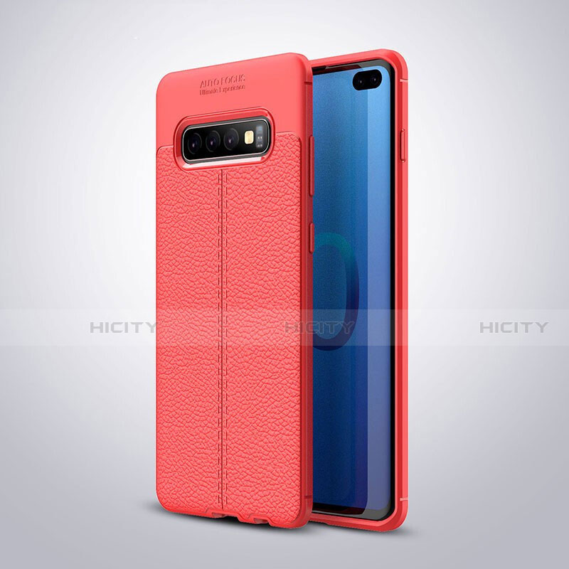 Funda Silicona Goma de Cuero Carcasa H02 para Samsung Galaxy S10 Plus