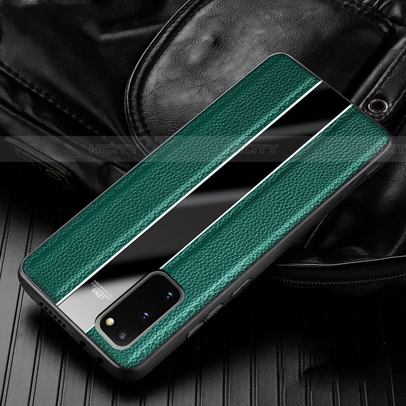 Funda Silicona Goma de Cuero Carcasa H02 para Samsung Galaxy S20