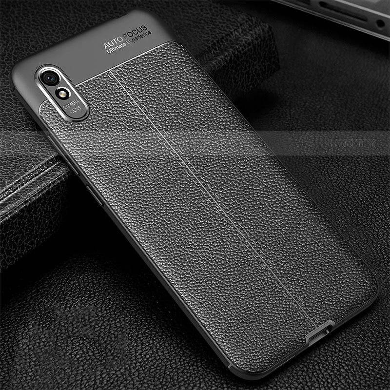 Funda Silicona Goma de Cuero Carcasa H02 para Xiaomi Redmi 9A