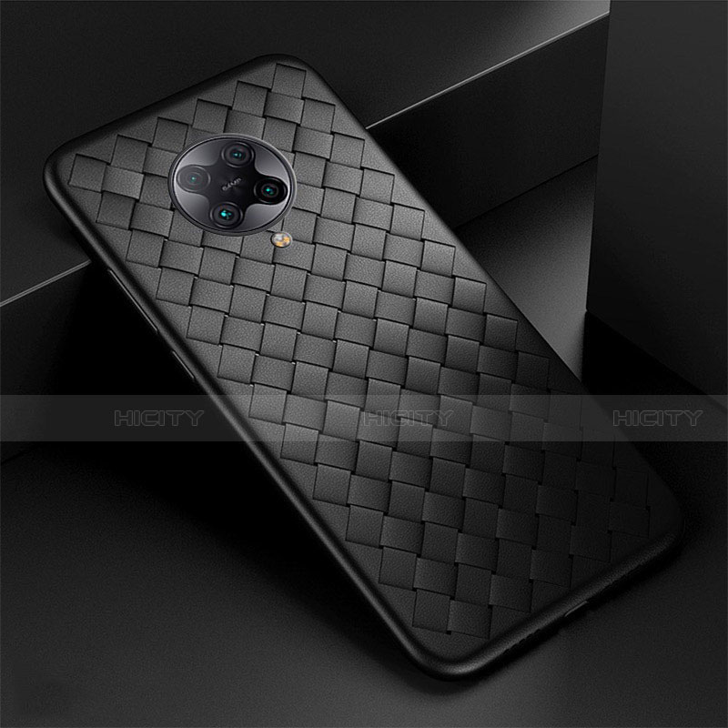 Funda Silicona Goma de Cuero Carcasa H02 para Xiaomi Redmi K30 Pro Zoom Negro