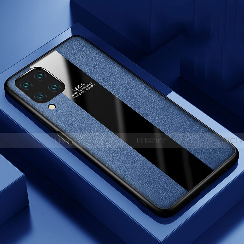 Funda Silicona Goma de Cuero Carcasa H03 para Huawei Nova 6 SE Azul