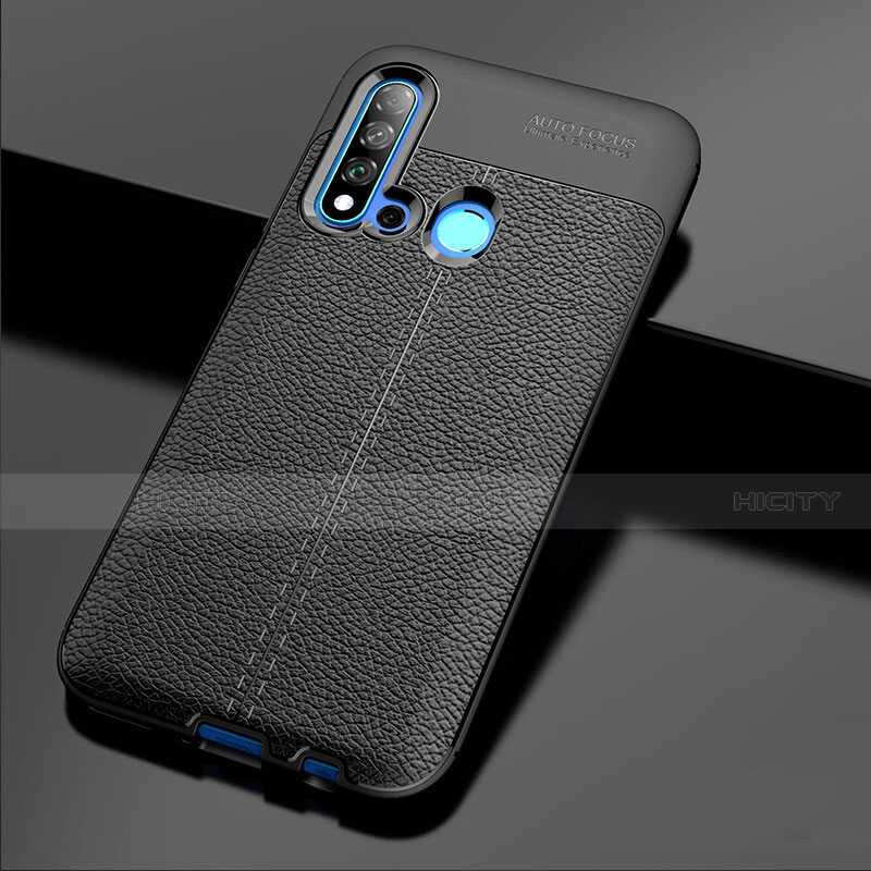 Funda Silicona Goma de Cuero Carcasa H04 para Huawei Nova 5i