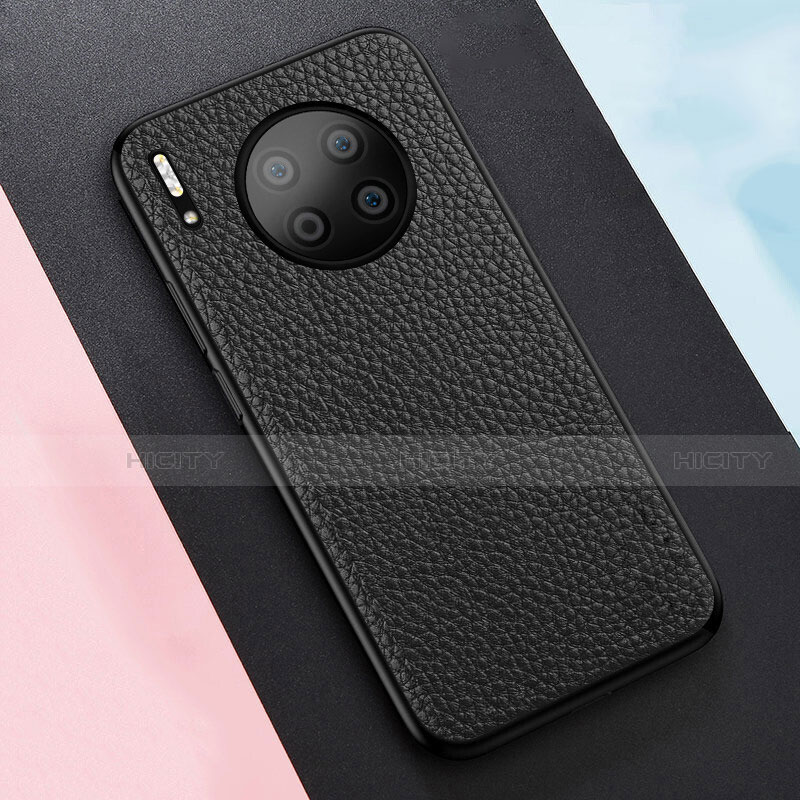 Funda Silicona Goma de Cuero Carcasa H05 para Huawei Mate 30 5G Negro