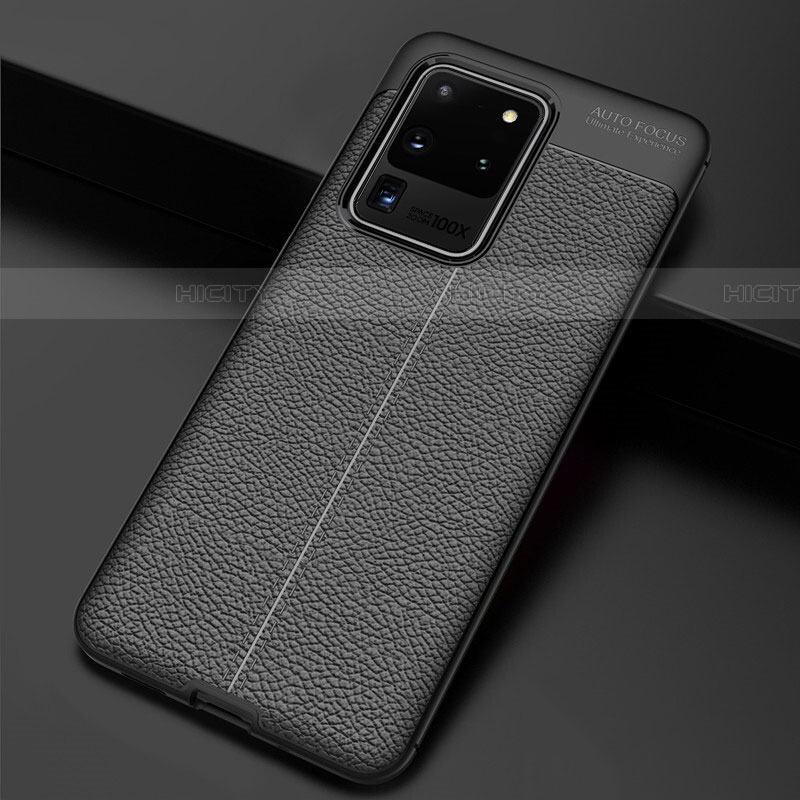 Funda Silicona Goma de Cuero Carcasa H06 para Samsung Galaxy S20 Ultra 5G