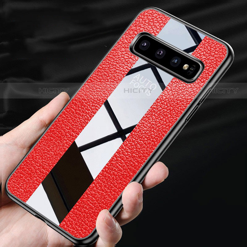 Funda Silicona Goma de Cuero Carcasa L01 para Samsung Galaxy S10 5G