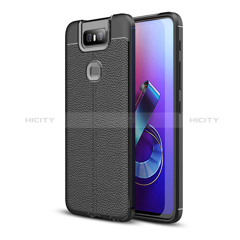 Funda Silicona Goma de Cuero Carcasa para Asus Zenfone 6 ZS630KL