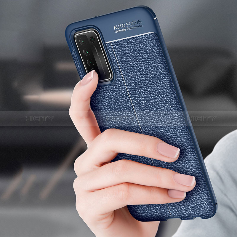 Funda Silicona Goma de Cuero Carcasa para Huawei Honor 10X Lite